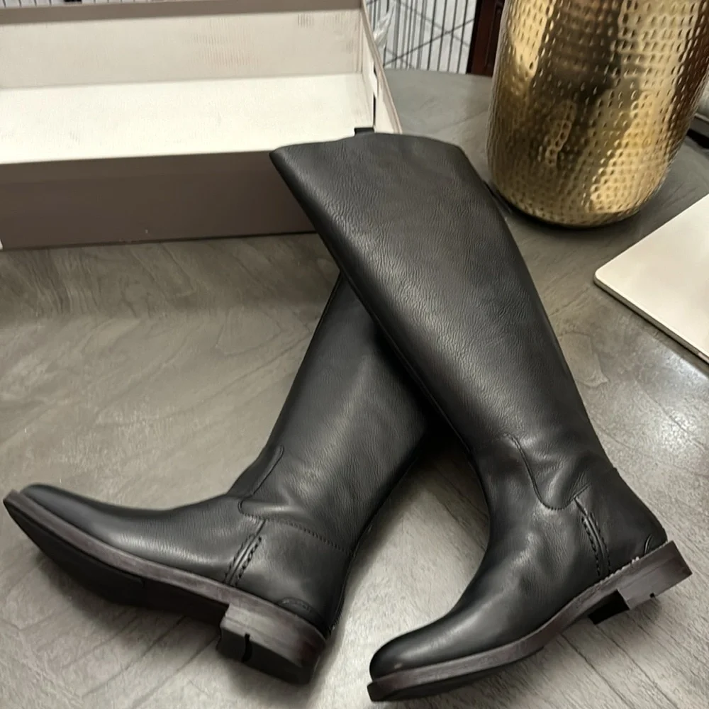 FRANCO SARTO Meyer Knee High Riding Boots (WIDE) (WIDE CALF)